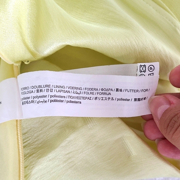 ✨️Any 3 for $15✨️ Zara Small Yellow Satin Corset - Picture 10 of 10